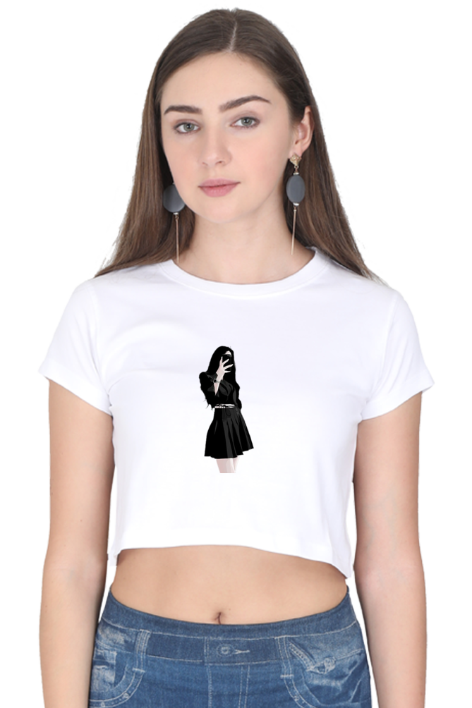 Printed Crop Tops For Her