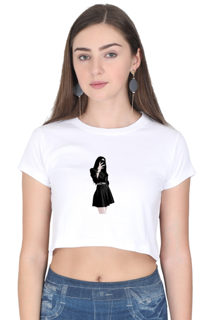 Printed Crop Tops For Her