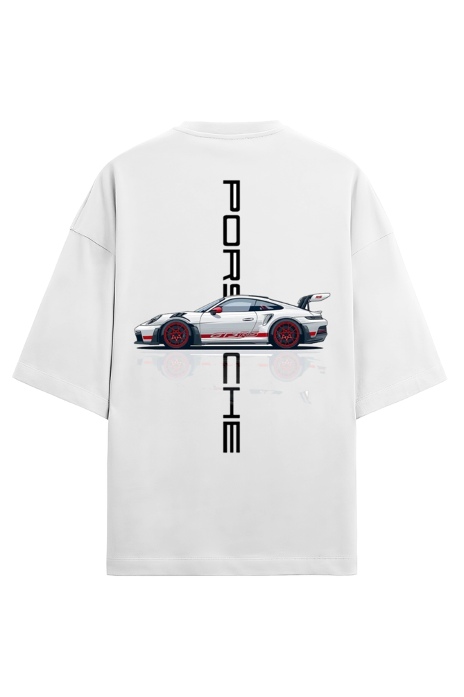 An Oversized T - Terry cotton White