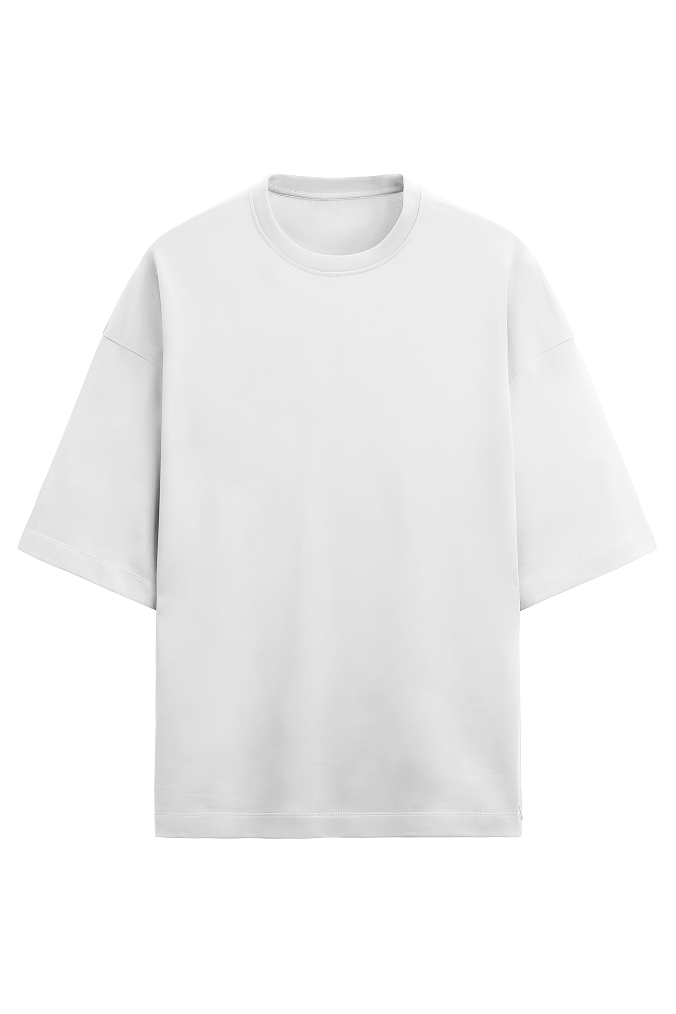 An Oversized T - Terry cotton White