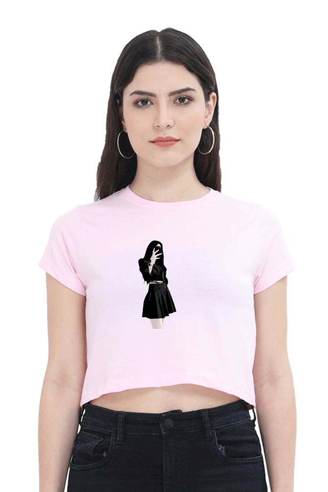 Printed Crop Tops For Her