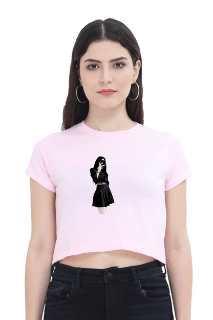 Printed Crop Tops For Her