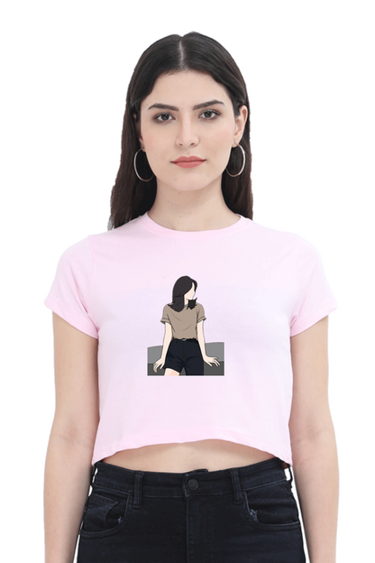 Printed Crop Tops For Her