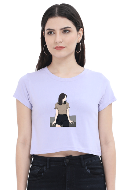 Printed Crop Tops For Her