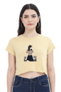 Printed Crop Tops For Her