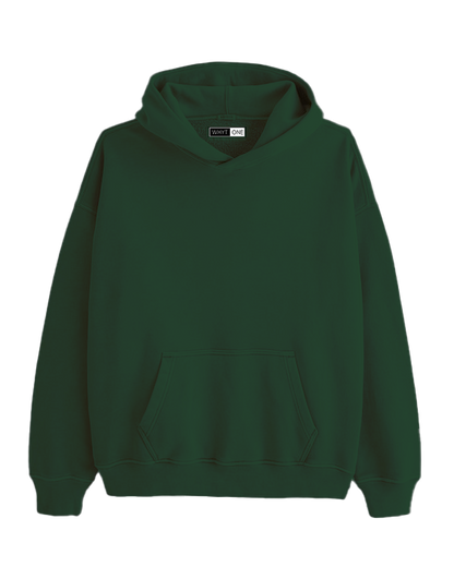 Bottle Green Oversized Hooo-D