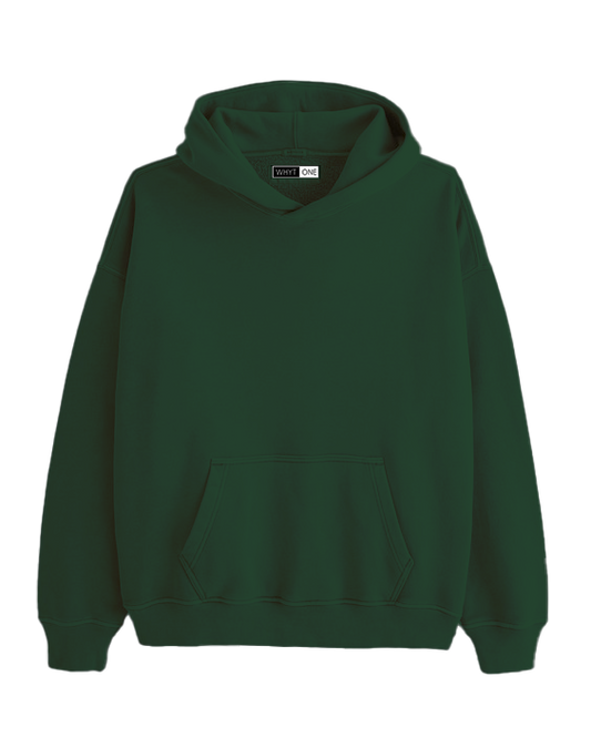 Bottle Green Oversized Hooo-D