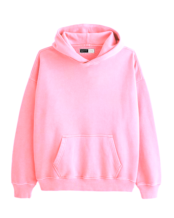 Light Baby Pink Unisex Oversized Hooo-D