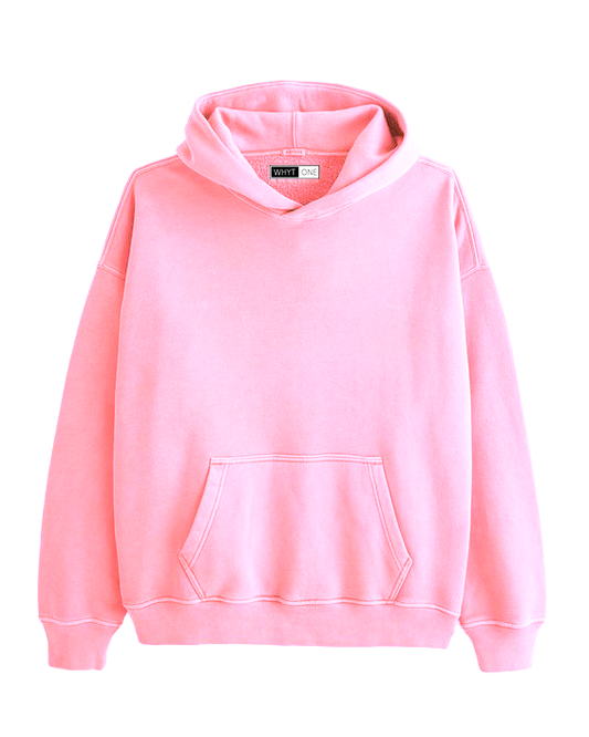 Light Baby Pink Unisex Oversized Hooo-D