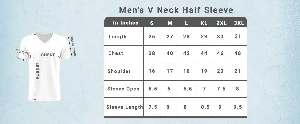 V Neck T-shirts For Men