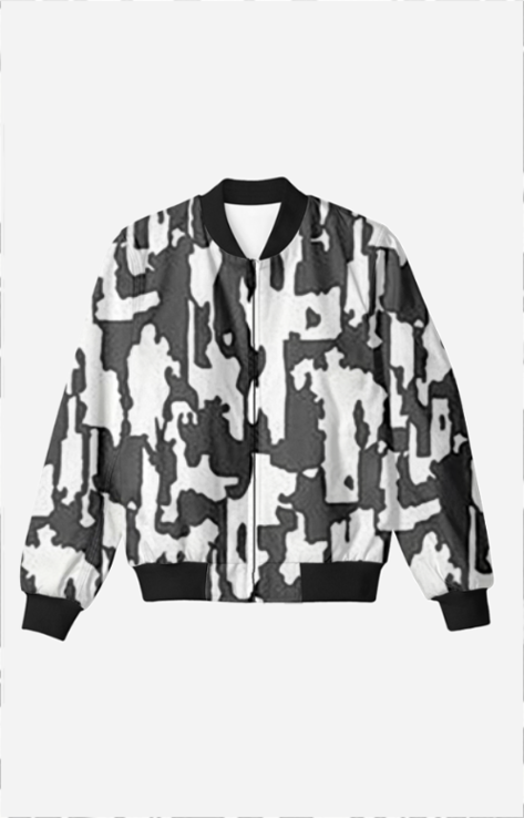 AOP Printed BombER Jacket